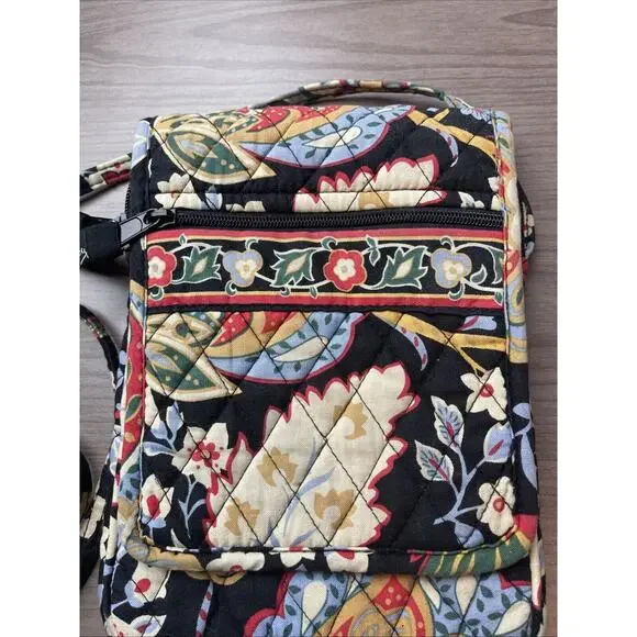 Vera Bradley Mini Hipster Crossbody Purse. Versailles Pattern Retired - Picture 1 of 9
